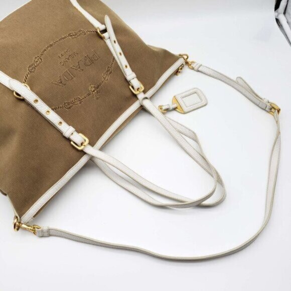 Prada Jacquard Logo Shoulder Bag 480-052223 - Picture 5 of 16